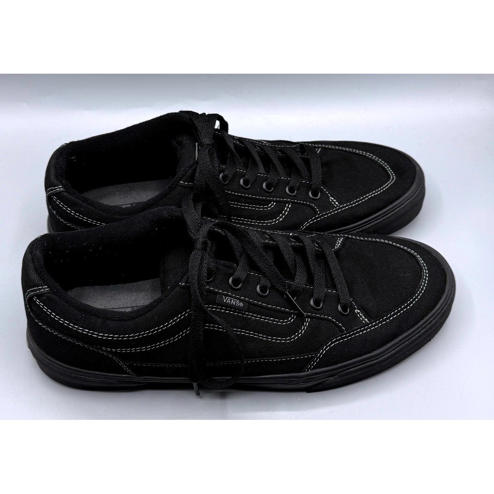 Vans Mens Low Top Canvas Bearcat Skate Shoes All Black Sneakers Mens Size 11 - Picture 3 of 16